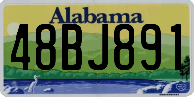 AL license plate 48BJ891