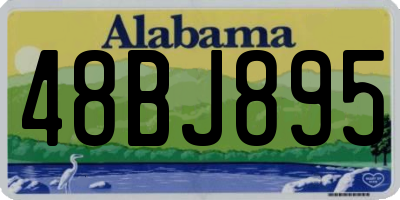 AL license plate 48BJ895