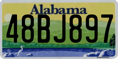 AL license plate 48BJ897