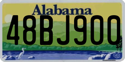 AL license plate 48BJ900