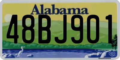 AL license plate 48BJ901