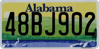 AL license plate 48BJ902