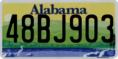 AL license plate 48BJ903