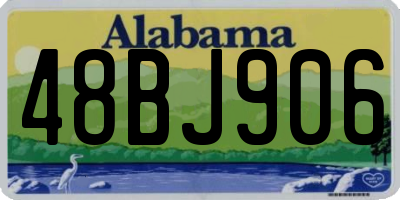AL license plate 48BJ906