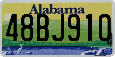 AL license plate 48BJ910