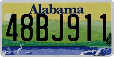 AL license plate 48BJ911
