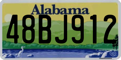 AL license plate 48BJ912
