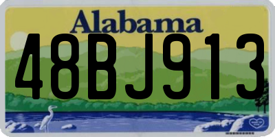 AL license plate 48BJ913