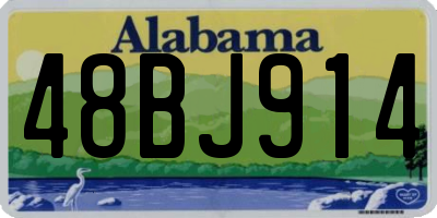 AL license plate 48BJ914