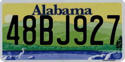 AL license plate 48BJ927