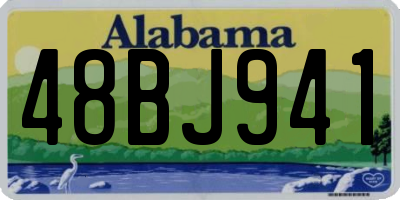 AL license plate 48BJ941