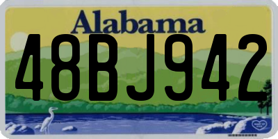 AL license plate 48BJ942
