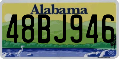 AL license plate 48BJ946