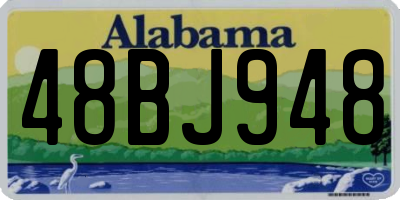 AL license plate 48BJ948