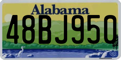 AL license plate 48BJ950