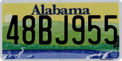 AL license plate 48BJ955