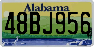 AL license plate 48BJ956