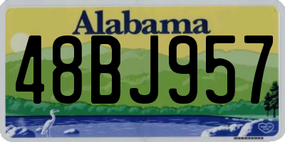 AL license plate 48BJ957