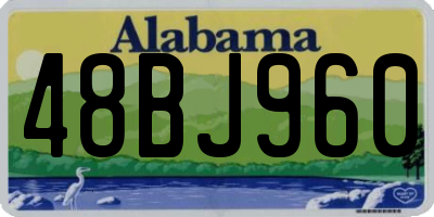 AL license plate 48BJ960