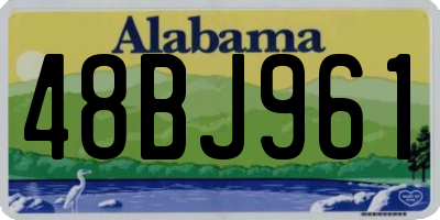 AL license plate 48BJ961