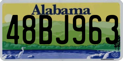 AL license plate 48BJ963