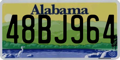 AL license plate 48BJ964