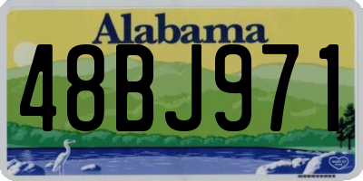 AL license plate 48BJ971