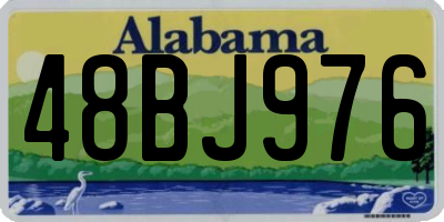 AL license plate 48BJ976