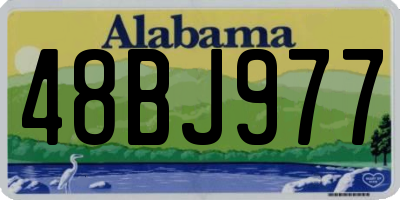 AL license plate 48BJ977