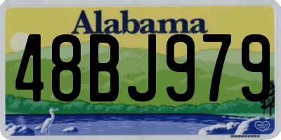 AL license plate 48BJ979