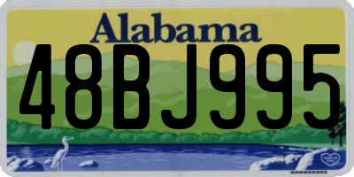 AL license plate 48BJ995