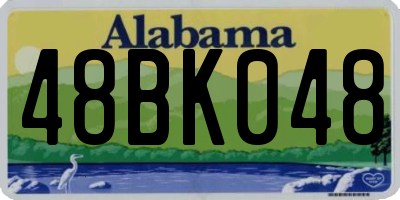 AL license plate 48BK048