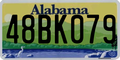 AL license plate 48BK079