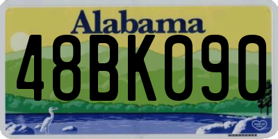 AL license plate 48BK090