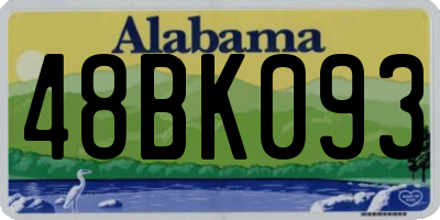 AL license plate 48BK093