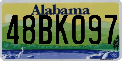 AL license plate 48BK097