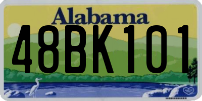 AL license plate 48BK101