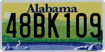 AL license plate 48BK109