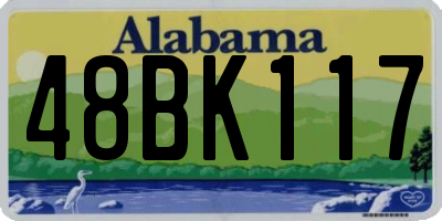 AL license plate 48BK117