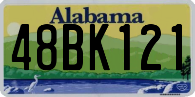 AL license plate 48BK121