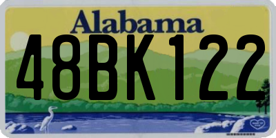 AL license plate 48BK122