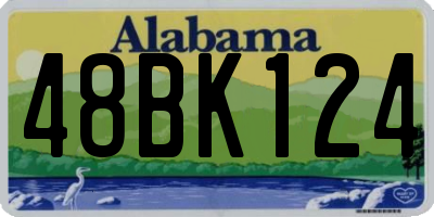 AL license plate 48BK124