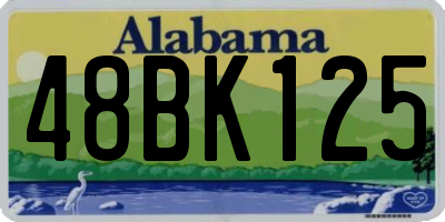 AL license plate 48BK125
