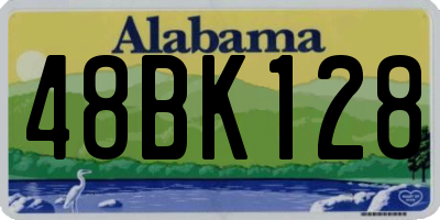 AL license plate 48BK128