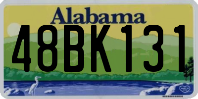 AL license plate 48BK131