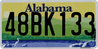 AL license plate 48BK133