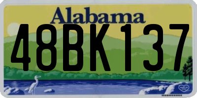 AL license plate 48BK137
