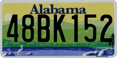 AL license plate 48BK152