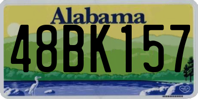 AL license plate 48BK157