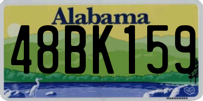 AL license plate 48BK159